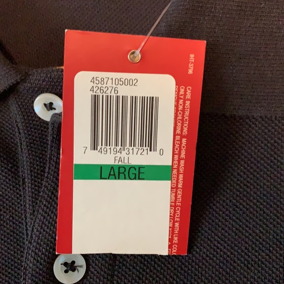 NWT - Men’s IZOD Long Sleeve Polo Shirt - Picture 5 of 5